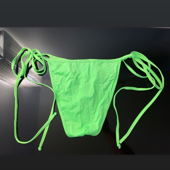 Green Neon Bandeau Bikini - Picture 5 of 5